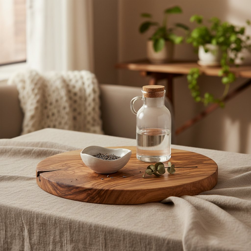 wooden serving tray