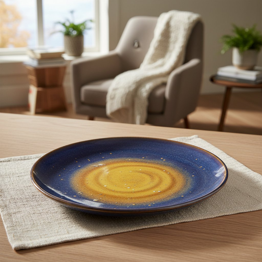Dinner Plate Sunny Galaxy