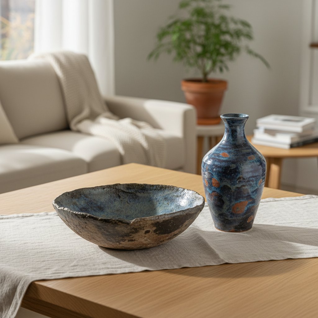 Decorative Japanese Bowl & Vase