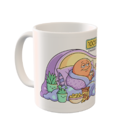 Recharge Your Social Battery 100% Charged Custom Ceramic Mug