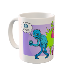 Monday Survival Mode to Weekend Warrior Custom Ceramic Mug