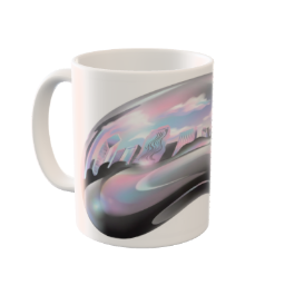 Iridescent Chicago Cloud Gate Reflection Custom Ceramic Art