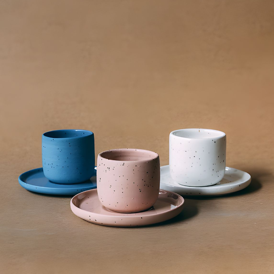 Mug with saucer - PopUp